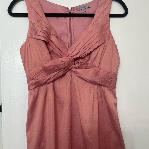 Dusty rose Calypso Saint Bart size 0 (fits like 00 ) pink silk dress semi formal - Picture 7 of 12